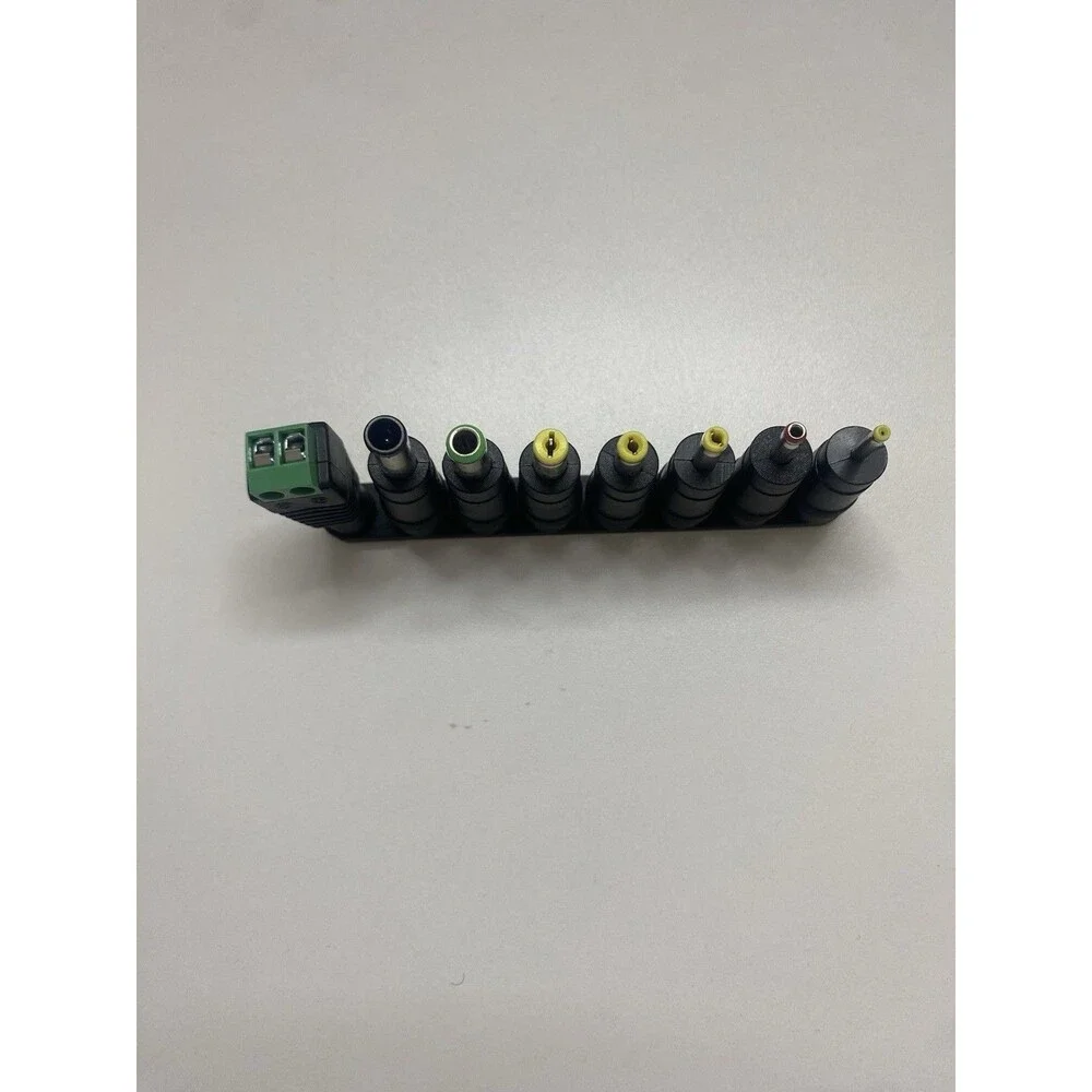 8 Tips DC5521 Power Adapter 5.5x2.1mm Female 8 Tips Connectors Set, Fits Various